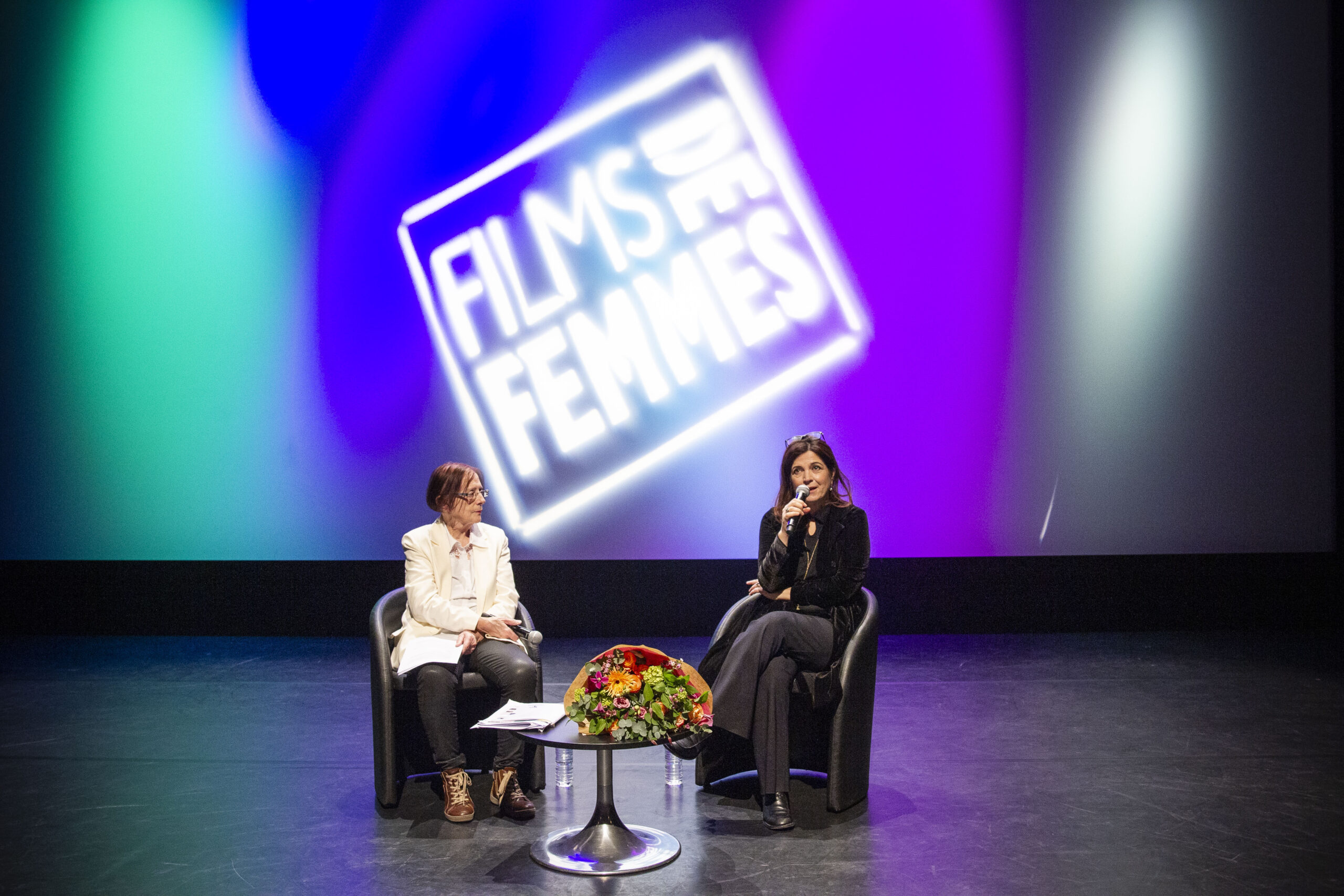 Agnès Jaoui et Jackie Buet au 45e FIFF